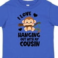 thumbnail image 4 of Inktastic Monkey I Love Hanging out with My Cousin Boys or Girls Toddler T-Shirt, 4 of 5