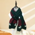 thumbnail image 1 of Adornos navideños, regalos navideños, bufanda navideña, bufanda estampada para mujer, regalo navideño, bufanda larga unisex, suave y transparente, bufanda navideña., 1 of 7