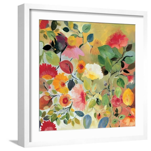 Art.com Garden of Hope Giclee Print by Kim Parker, White Frame Wall Art, 21" x 21"
