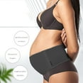 thumbnail image 5 of Maternity Belt, Breathable Pregnancy Back Support, Premium Belly Band,Lightweight Abdominal Binder - Black, 5 of 5