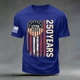 thumbnail image 4 of Rotm Independence Shirt Shirts for Men Graphic T-shirt USA Flag Distressed Tops 4th of July Men's T-shirt Independence Day Gifts Blue,L, 4 of 5