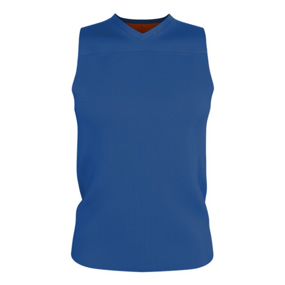 Alleson Athletic - Blank Reversible Game Jersey - Color - Royal/ Orange - Size - M