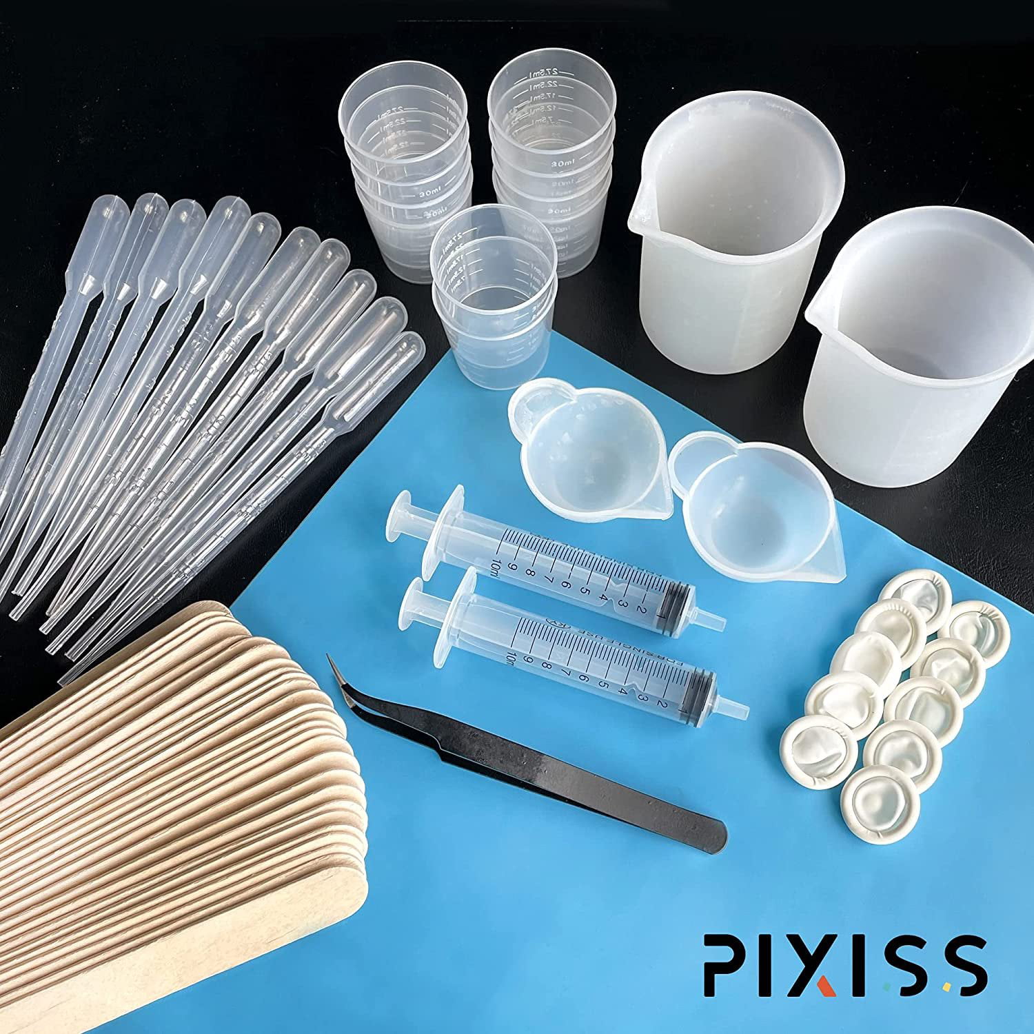 Resin Mixer Bundle - Mica Powder Accessories Rechargeable and Easy to –  Pixiss