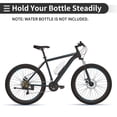thumbnail image 5 of Unique Bargains Bike Bottle Bicycle Drinks Cup Holder Cage Rack Thickened Strong Adjustable Aluminium Alloy for MTB Road Mountain Bike Outdoor Cycling Silver Tone, 5 of 7