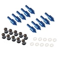 thumbnail image 2 of 10 piezas de parabrisas universales con tornillos y tuercas M5 para motocicleta Azul, 2 of 9