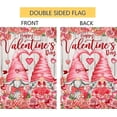 thumbnail image 4 of Valentines Day Garden Flag 12x18 Inch Double Sided For Outside ,Love Rose Gnomes Valentine’s Day Garden Flag Yard Flag For Outdoor Decoration Flag, 4 of 10