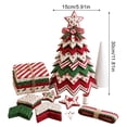 thumbnail image 2 of DIY Quilted Christmas Tree Kit Complete Sewing Set with Pattern Instructions, Beginner Friendly Fabric Craft for Adults Teens,D, 2 of 5