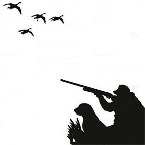 Whimsical Practicality's Duck or Goose Hunting Edible Icing Image for 1/4 sheet cake