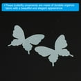 thumbnail image 4 of Uxcell Organza Butterfly Ornament, 20 Pack Fabric Butterflies Bows Butterfly Decoration Appliques, Light Green, 4 of 6
