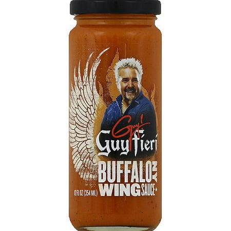 Guy Fieri Buffalo NY Wing Sauce, 12 fl oz, (Pack of
