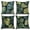 Tropical Leaves-4, variant on Dashan Tropical Palm Leaves Throw Pillow Covers 18x18 Set of 4,Summer Botanical Decorative Pillow Cases for Bedroom Sofa Couch