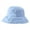 Blue, variant on Visland Everyday Cotton Style Bucket Hat Unisex Trendy Lightweight Outdoor Hot Fun Summer Beach Vacation Getaway Headwear