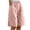 Pink, variant on Qiopertar Women's Linen Shorts Summer Elastic Waist Casual Pants with Pockets Cotton Linen Blend Capri Pants, Green 3XL