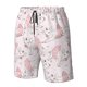thumbnail image 4 of Balery Cute Piggy Ballerina Traje de Baño Estilo Hawaiano para Hombre, Shorts de Secado Rápido con Bolsillos-XX-Large, 4 of 6