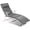 Grey, variant on DORTALA Outdoor Folding Chaise Lounge Chair, Lightweight Recliner Chair w/Portable Design and 7 Adjustable Backrest Positions, Outdoor Reclining Beach w/Pillow for Patio, Grey