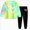 B117-Girls' Set-Yellow, variant on 5-6 Years Child Toddler Girl Fall Winter Clothes Baby Crewneck Floral Sweatshirts Pants Set Long Sleeve Outfits Set Tie Dye