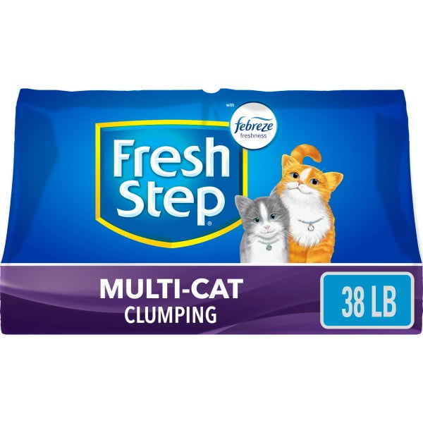 Febreze, Clumping Cat Litter, 38 lbs 