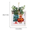 thumbnail image 4 of Decoración colgante de Navidad, adorno de vacaciones de tamaño pequeño, colgante interesante de Navidad, colgantes para festivales, accesorios Kits de decoración para fiestas alce blanco Billuyoard HA069390-04, 4 of 6