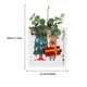thumbnail image 2 of Cateissary Decoración colgante de Navidad, pequeño adorno de vacaciones, artesanía de interesante, colgante de Navidad, colgantes para Kits de decoración para fiestas alce blanco, 2 of 6