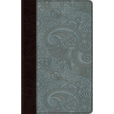 Holy Bible: English Standard Version, Chocolate/Blue TruTone, Garden, Thinline