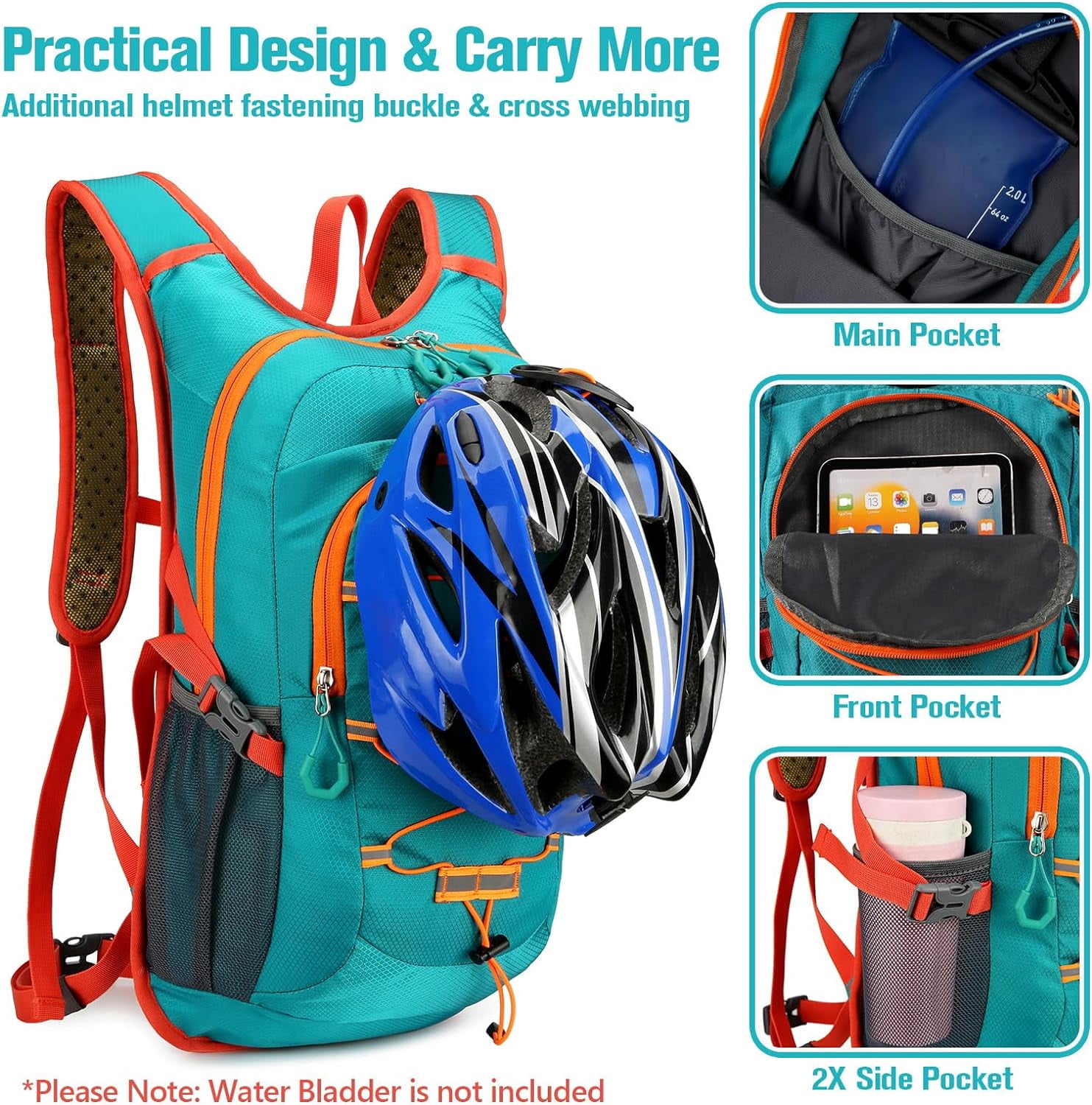 20L Hiking Backpack, Small Hydration Backpack, Waterproof Camping Backpack 8-12, No Water Bladder - Walmart.com 20L Hiking Backpack, Small Hydration Backpack, Waterproof Camping Backpack 8-12, No Water Bladder - Walmart.com