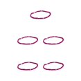 thumbnail image 3 of Guardurnaity Pulseras de tobillo con cuentas de arroz, cadenas de tobillo simples creativas, tobilleras multiusos hechas a mano delicadas para treinta y ocho 5piezas, 3 of 6