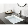 thumbnail image 2 of Robinet de Lavabo LS8228DL avec Bouton Poussoir, Nickel Satiné, 2 of 2