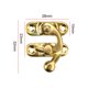 thumbnail image 1 of 1 par de ganchos decorativos de cerradura pequeña de Metal antiguo candado de joyero de madera con tornillos para herrajes para muebles 5 pares JFHHH pequeña, 1 of 4