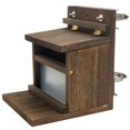 thumbnail image 1 of Zeqeey Wooden Squirrel Feeder, Large Capacity, Surface Treatment with Mounting Bracket Compatible with Wall Tree Railing Handrail, 1 of 7