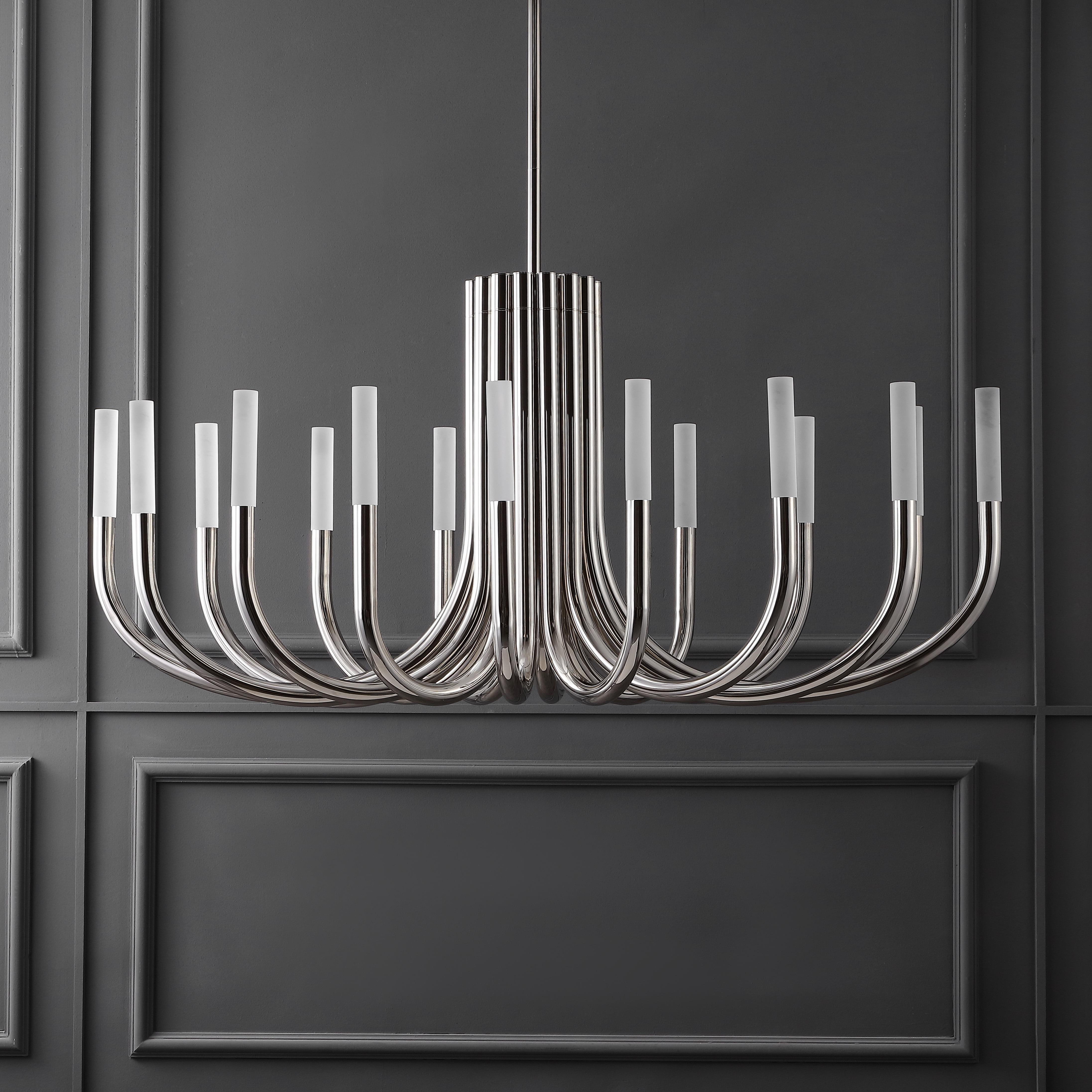 Safavieh Couture Evonne 12-Light Metal Chandelier, Silver