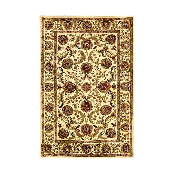 Ivory Wool Hand-Tufted Floral Rug (3 ft. x 5 ft.)