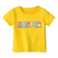 thumbnail image 5 of Gunia Easter Shirts For Boys Girls Kids Graphic Short Sleeve T Shirts Casual Comfortable Tee Holiday Outdoor Play Tops 1-13 Years, 5 of 6