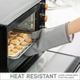 thumbnail image 2 of Silicone Oven Gloves 3-piece Set, Heat-resistant Oven Gloves With Soft, Kitchen Accessories, 2 of 8
