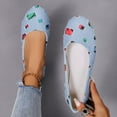 thumbnail image 7 of Sngxgn Women's Ballet Flats Slip On Flats Shoes Casual Dress Shoes Ballet Flat(Light Blue,42), 7 of 7