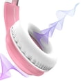 thumbnail image 5 of FosPower Kids Headphones Wired with Microphone, Safe 85db Volume Limited, Adjustable Foldable Children & Teens Over The Ear Headphone for Girls, Boys, School, PC, Tablet, Laptop, Pink/White, 5 of 10