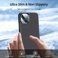 thumbnail image 5 of [5 in 1 for iPhone 14 Case, with 2 Pack Screen Protector + 2 Pack Camera Lens Protector, Liquid Silicone Ultra Slim Shockproof Protective Phone Case [Microfiber Lining] 6.1 (Space Gray)………, 5 of 13