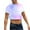Purple, variant on Posijego Men's Workout Crop Tops Crew Neck Short Sleeve T-Shirts Running Casual Athletic Gym Tee Summer Casual Shirts