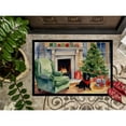 thumbnail image 3 of Carolines Treasures DAC2739MAT 0.15 x 18 x 27 in. Schipperke Cozy Christmas Doormat, 3 of 6
