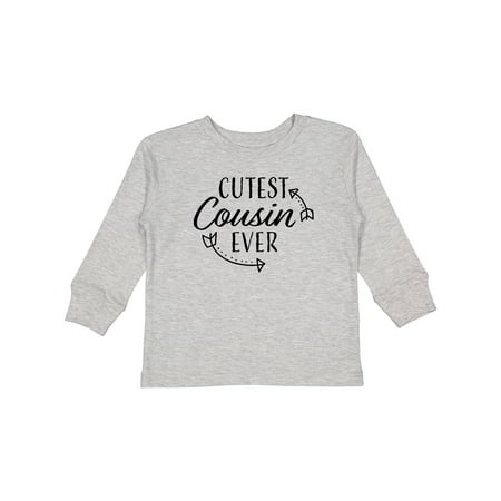 

Inktastic Cutest Cousin Ever with Arrows Gift Toddler Boy or Toddler Girl Long Sleeve T-Shirt