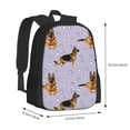 thumbnail image 4 of Hirioo German Shepherd Dog for Minimalist Backpack Large Capacity Backpack Travel Backpack For School, 4 of 8