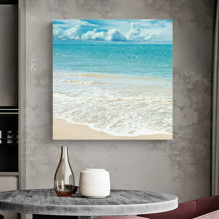 Wall Art Canvas Painting Ocean Wave Landscape Canvas printing Picture Wall  Art Pictures Canvas printings and Prints Cuadros For Living Room Decor 1PCS  Wooden Inner Framed or Frameless (or Aluminum alloy frame