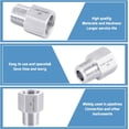 thumbnail image 4 of 304 Stainless Steel Forged Hex Reducer, 1" NPT Female x 1/2" NPT Male, Stainless Steel Pipe Fitting 2 Pack, 4 of 6