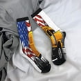 thumbnail image 5 of Fuzoiu American Truck Print Athletic Crew Socks for Men & Women,Casual Crew Socks,Above Ankle Crew Socks for Business, Casual, 5 of 6