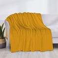 thumbnail image 3 of Rateoe Goldenrod Pattern Flannel Throw Blanket, Ultra-soft Blanket for Bed, Couch, Car, Hypoallergenic Anti-pilling blanket-40"x30"(Horizontal), 3 of 6