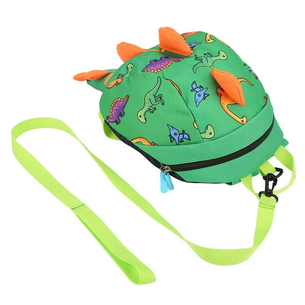 Mochila Escolar Anti-pérdida para ni?os, Mochila de Dinosaurio de Dibujos Animados Mochila para ni?os peque?os para ni?os en Edad Preescolar(Verde) Ecomeon no