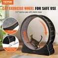 thumbnail image 2 of VEVOR Cat Exercise Wheel Large Cat Treadmill Wheel for Indoor Cats 43.3 inch, 2 of 5