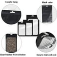 thumbnail image 4 of 200 Packs Holographic Mylar Bags with Clear Window,Smell Proof Bags Resealable Black Mylar Food Storage Bag for Sample Snack Cookies Jewelry (3 x 4.7 Inch), 4 of 7