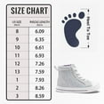 thumbnail image 4 of Kushyshoo Kids Canvas Sneakers White Glitter High-Top Children Walking Shoes 3M, 4 of 5