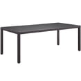 thumbnail image 6 of Modway Convene 9 Piece Outdoor Patio Dining Set in Espresso Orange, 6 of 7