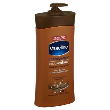 vaseline cocoa lotion intensive care radiant oz body walmart